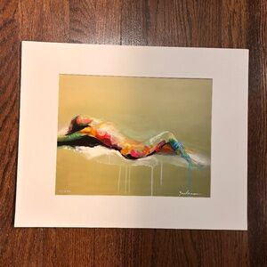 Kevin Zuckerman Limited Print of Painting 72/250 Signed 16 x 20 Matted in White